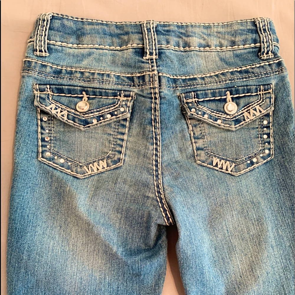 Girls Cherokee Bling Design Denim Jeans 6x